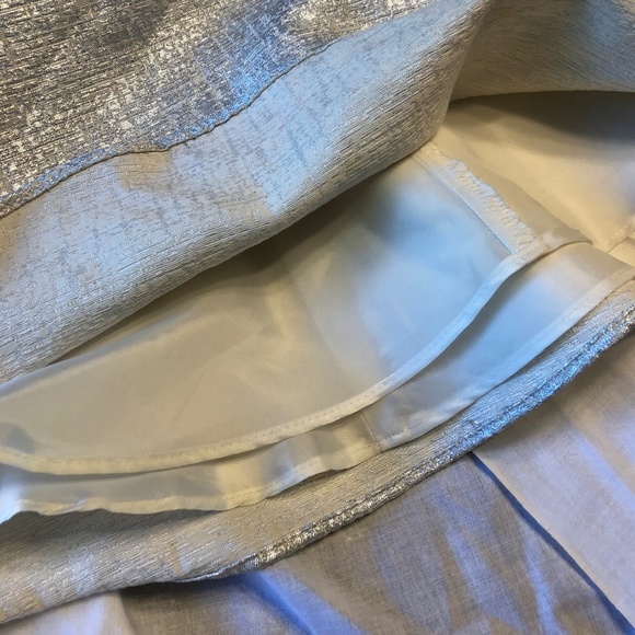 Express mini flare skirt silver - Picture 4 of 8